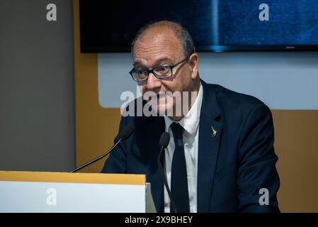 Rom, Italien. Im Foto Giuseppe Valditara (Bildungsminister). NUR REDAKTIONELLE VERWENDUNG! NICHT FÜR KOMMERZIELLE ZWECKE! Stockfoto