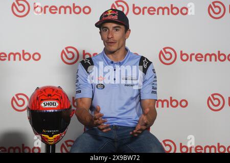 Barberino Di Mugello, Italien. 30. Mai 2024. Foto Alessandro La Rocca/LaPresse30-05-2024, GRAN PREMIO D'ITALIA Brembo Sport-Motociclismo-Motomondiale GRAN PREMIO D'ITALIA Brembo- Autodromo Internazionale del Mugello- 2024-MotoGP- auf dem Foto: Marc Marquez- Ducati -Team Gresini Foto Alessandro La Rocca/ Credit: LaPresse/Alamy Live News Stockfoto