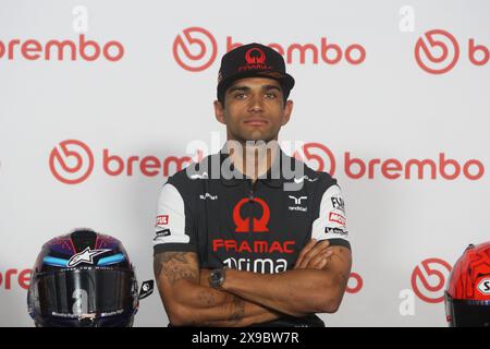 Barberino Di Mugello, Italien. 30. Mai 2024. Foto Alessandro La Rocca/LaPresse30-05-2024, GRAN PREMIO D'ITALIA Brembo Sport-Motociclismo-Motomondiale GRAN PREMIO D'ITALIA Brembo- Autodromo Internazionale del Mugello- 2024-MotoGP- auf dem Foto: Jorge Martin -Ducati -Pramac Foto Alessandro La Rocca/ Credit: LaPresse/Alamy Live News Stockfoto