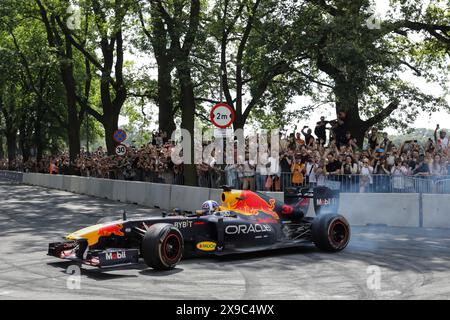 Breslau, Polen. Mai 30 2024. Red Bull Speed Ways im Olympiastadion in Breslau, Polen. Im Bild: David Coulthard in RB7 © Piotr Zajac/Alamy Live News Stockfoto
