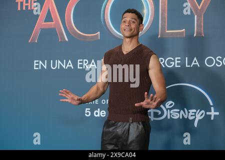 Madrid, Spanien. 30. Mai 2024. Schauspieler Charlie Barnett nimmt am 30. Mai 2024 an der Fanveranstaltung „The acolyte“ im Callao Cinema in Madrid Teil. (Foto: Oscar Gonzalez/SIPA USA) Credit: SIPA USA/Alamy Live News Stockfoto