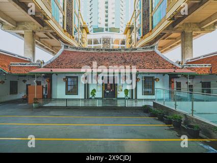 Jakarta, Indonesien - 7. Mai 2024. Candra Naya ist ein Kulturerbe-Gebäude im Gebiet von Jakarta, Indonesien. Stockfoto