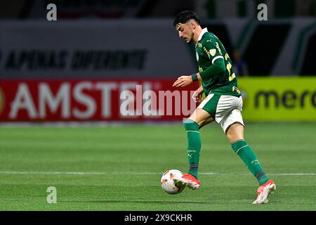 São Paulo (SP), 30/05/2024 - Fußball/PALMEIRAS X SAN LORENZO (ARG) - Piquerez aus Palmeiras - Spiel zwischen Palmeiras x San Lorenzo (ARG), gültig für die sechste Runde der Gruppenphase, aus Libertadores, am Abend dieses Donnerstags 30 im Allianz Parque in São Paulo. (Foto: Eduardo Carmim/Alamy Live News) Stockfoto