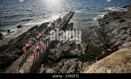 Alghero, Italien. 30. Mai 2024. Familienfoto In Alghero Während Der Fia Rallye-Weltmeisterschaft Wrc Rallye Italia Sardegna 2024 30 Mai, Alghero Italien Credit: Unabhängige Fotoagentur/Alamy Live News Stockfoto