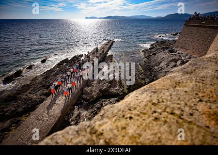 Alghero, Italien. 30. Mai 2024. Familienfoto In Alghero Während Der Fia Rallye-Weltmeisterschaft Wrc Rallye Italia Sardegna 2024 30 Mai, Alghero Italien Credit: Unabhängige Fotoagentur/Alamy Live News Stockfoto