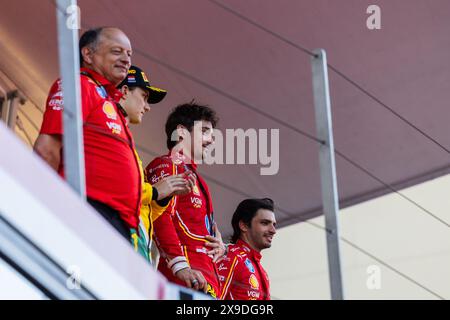 Circuit de Monaco, Monte-carlo, Monaco. 26.Mai 2024; Charles Leclerc von Monaco und Scuderia Ferrari während des Formel-1-Grand Prix von Monaco Stockfoto