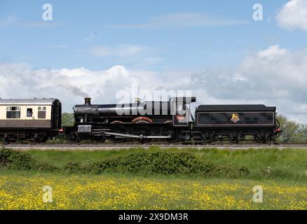 7820 'Dinmore Manor', GWSR, Gloucestershire, Vereinigtes Königreich Stockfoto