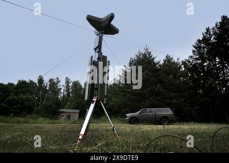 Funkelektronische Nachrichtendienste, PER. Krieg in der Ukraine Stockfoto