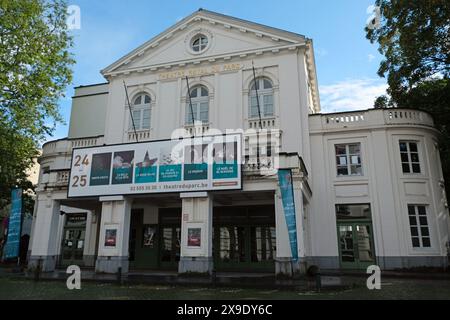 Das Royal Park Theatre, ein Theater in Brüssel, 3, Rue de la Loi/Wetstraat, am Rande des Brussels Park, Belgien Stockfoto