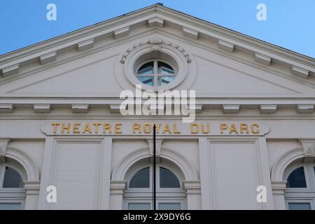 Das Royal Park Theatre, ein Theater in Brüssel, 3, Rue de la Loi/Wetstraat, am Rande des Brussels Park, Belgien Stockfoto