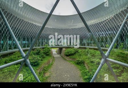 Novartis Pavillon, St. Johanns-Hafen-Weg, Basel, Schweiz *** Novartis Pavillon, St. Johanns Hafen Weg, Basel, Schweiz Stockfoto