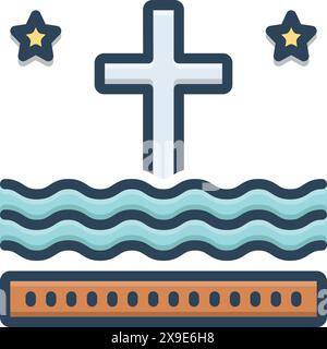 Symbol für Liturgie, Ritual Stock Vektor