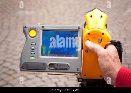 Thermografie-Kamera Stockfoto
