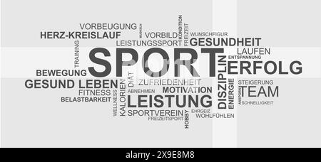 Wortwolke für Sport Wortwolke für Sport, Gesundheit und Erfolg *** Word Cloud für Sport Word Cloud für Sport, Gesundheit und Erfolg Stockfoto