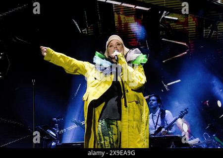 Róisín Murphy trat beim Release Athens Festival in Plateia Nerou/Griechenland auf, Juni 2019 Stockfoto