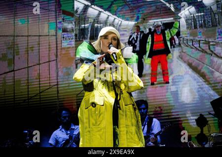 Róisín Murphy trat beim Release Athens Festival in Plateia Nerou/Griechenland auf, Juni 2019 Stockfoto