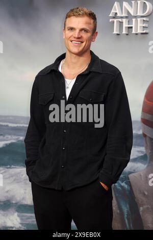 London, Großbritannien. Mai 2024. Robert Eades nimmt an der britischen Gala-Vorführung für „Young Woman and the Sea“ auf der Curzon Mayfair in London Teil. (Foto: Cat Morley/SOPA Images/SIPA USA) Credit: SIPA USA/Alamy Live News Stockfoto