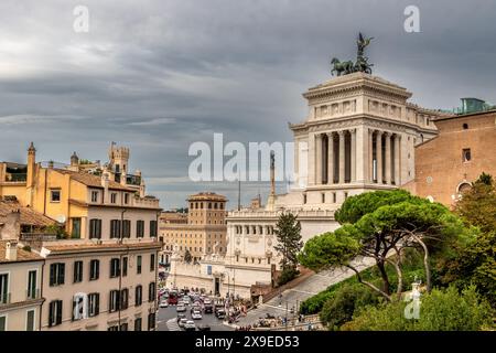 Victor Emmanuel II. Denkmal in Rom, Italien Stockfoto