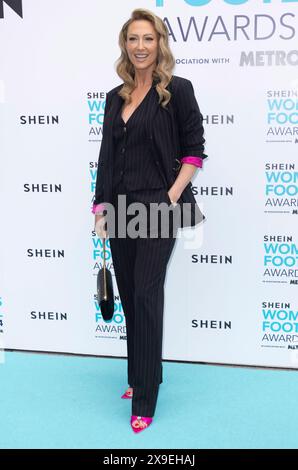 30. Mai 2024, London, England, Vereinigtes Königreich - Faye Tozer bei den Womens Football Awards 2024, London Marriott Grosvenor Square Stockfoto