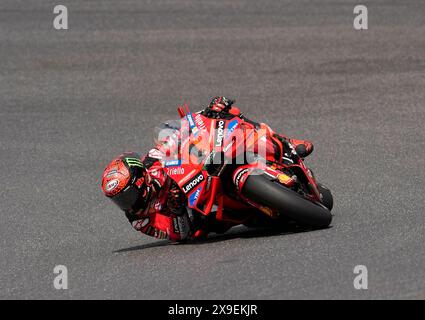 Mugello, Italien. 31. Mai 2024. 31.05.2024, Autodromo Internazionale del Mugello, Mugello, MotoGP Grand Prix 2024, im Bild Francesco Bagnaia aus Italien, Ducati Lenovo Team Credit: dpa/Alamy Live News Stockfoto