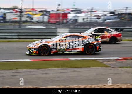 Jasmin Preisig (Herisau/che) / Benjamon Hites (Santiago/CHL) / Christoph Breuer (Nettersheim/DEU) / Reinhold Renger (Rothenburg/DEU), #175, Aston Martin Vantage AMR GT4, Team: PROsport Racing (DEU), Motorsport, ADAC Ravenol 24H Rennen Nürnberg, 30.05.2024 - 02.06.2024, Donnerstag 30.05.2024-Juerfost Stockfoto