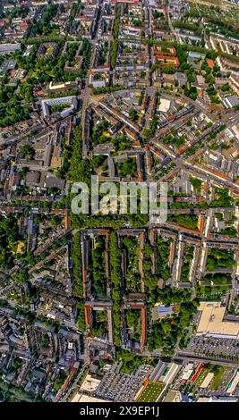 Luftbild, Wohngebiet Nordmarkt Platz grüne Lunge mit Bäumen und Gartenanlagen, Baumallee Lortzingstraße, Schleswiger Straße und Mallinckrodtstraße, Fisheye Aufnahme, Fischaugen Aufnahme, 360 Grad Aufnahme, Tiny World, kleiner Planet, Fischaugenbild, Dorstfelder Brücke, Dortmund, Ruhrgebiet, Nordrhein-Westfalen, Deutschland ACHTUNGxMINDESTHONORARx60xEURO *** Luftaufnahme, Wohngebiet Nordmarkt Platz grüne Lunge mit Bäumen und Gärten, Baumallee Lortzingstraße, Schleswiger Straße und Mallinckrodtstraße, Fischaugenbild, 360°-Bild, winzige Welt, kleiner Planet, Fischaugenbild, D Stockfoto