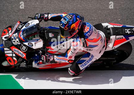 Mugello, Italien. 31. Mai 2024. 31.05.2024, Autodromo Internazionale del Mugello, Mugello, MotoGP Grand Prix 2024, im Bild Miguel Oliveira aus Portugal, Trackhouse Racing MotoGP/dpa/Alamy Live News Stockfoto