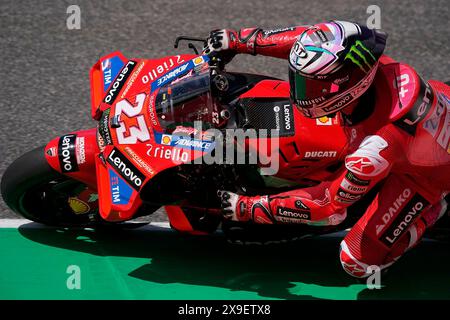 Mugello, Italien. 31. Mai 2024. 31.05.2024, Autodromo Internazionale del Mugello, Mugello, MotoGP Grand Prix 2024, im Bild Enea Bastianini aus Italien, Ducati Lenovo Team Credit: dpa/Alamy Live News Stockfoto