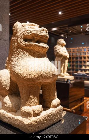 Statue im Gyeongju National Museum, Gyeongju, Südkorea Stockfoto