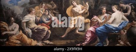 Michel Doringy: "Apollo und die Musen" (Anfang der 1640er Jahre) Stockfoto