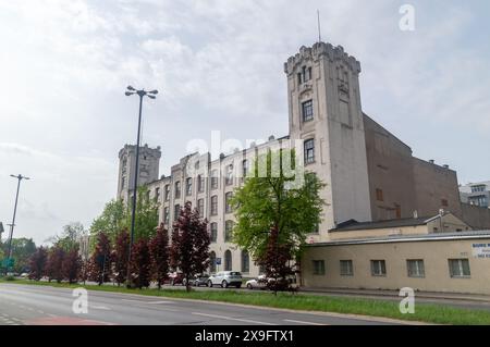 Lodz, Polen - 14. April 2024: 3-Sterne-Hotel Focus. Stockfoto