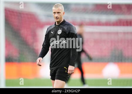 London, Großbritannien. 31. Mai 2024. Marco reus von Borussia Dortmund während der UEFA Champions League Borussia Dortmund im Wembley Stadium am 31. Mai 2024 in London. (Foto: Bagu Blanco/PRESSINPHOTO) Credit: PRESSINPHOTO SPORTS AGENCY/Alamy Live News Stockfoto