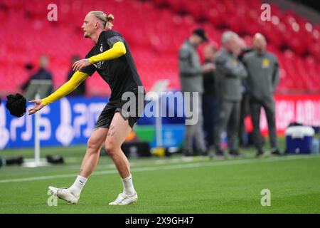 London, Großbritannien. 31. Mai 2024. Während der UEFA Champions League trainierte Borussia Dortmund am 31. Mai 2024 im Wembley Stadium in London. (Foto: Bagu Blanco/PRESSINPHOTO) Credit: PRESSINPHOTO SPORTS AGENCY/Alamy Live News Stockfoto