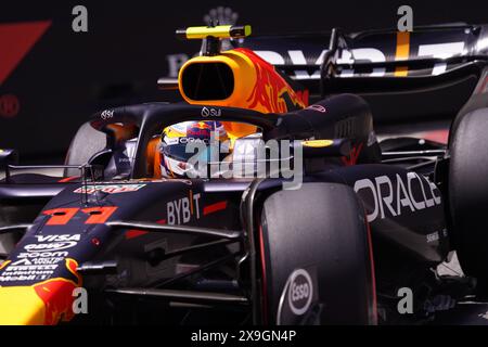 Montecarlo, Monaco. Mai 2024. Sergio Perez aus Mexiko fuhr den (11) Oracle Red Bull Racing RB20 Honda RBPT während des GP Monaco, Formel 1, auf dem Circuit de Monaco. Quelle: Alessio Morgese/Alessio Morgese/Emage/Alamy Live News Stockfoto