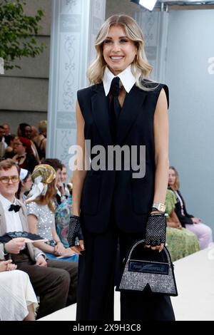 Cathy Hummels bei der deutschen Uraufführung von Karl Lagerfeld im Zoo Palast Berlin am 30. Mai 2024 Stockfoto