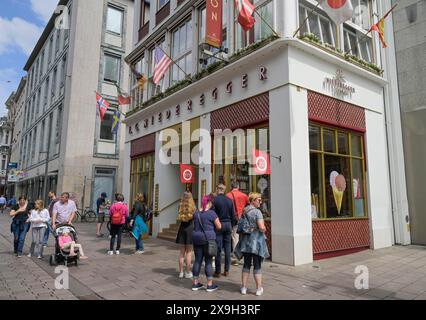 Marzipan Museum Niederegger, Breite Straße, Huexstraße, Lübeck, Niedersachsen, Deutschland Stockfoto