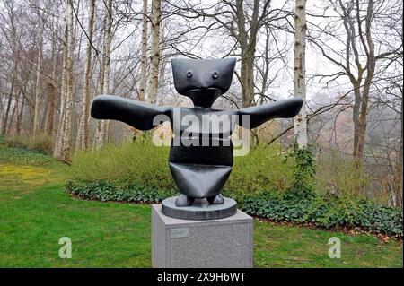 Max Ernst, Skulptur, Garten, Louisiana Museum für Moderne Kunst; Kopenhagen; Dänemark, Stockfoto