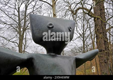 Max Ernst, Skulptur, Garten, Louisiana Museum für Moderne Kunst; Kopenhagen; Dänemark, Stockfoto