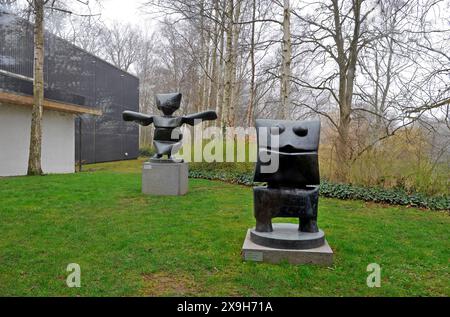 Max Ernst, Skulptur, Garten, Louisiana Museum für Moderne Kunst; Kopenhagen; Dänemark, EU Stockfoto