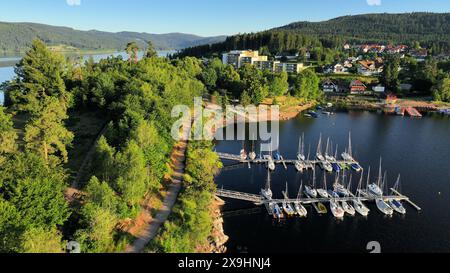 Schluchsee im Schwarzwald / Schluchsee im Schwarzwald Stockfoto