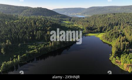 Schluchsee im Schwarzwald / Schluchsee im Schwarzwald Stockfoto