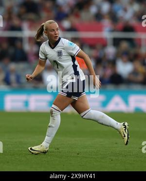 Newcastle upon Tyne, England, 31. Mai 2024. Beth Mead aus England während des UEFA-Qualifikationsspiels der Frauen zwischen England und Frankreich im St. James' Park, Newcastle upon Tyne. Der Bildnachweis sollte lauten: Nigel Roddis / Sportimage Stockfoto