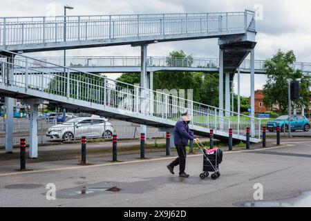 Die 'Spider Bridge', Harvey Road, Allenton, Derby Stockfoto