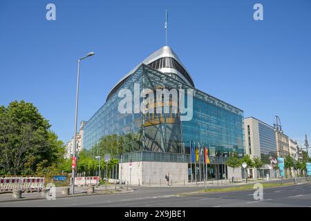 CDU-Bundesgeschäftsstelle, Konrad-Adenauer-Haus, Klingelhöferstraße, Tiergarten, Mitte, Berlin, Deutschland Stockfoto