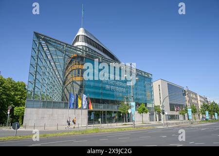 CDU-Bundesgeschäftsstelle, Konrad-Adenauer-Haus, Klingelhöferstraße, Tiergarten, Mitte, Berlin, Deutschland Stockfoto