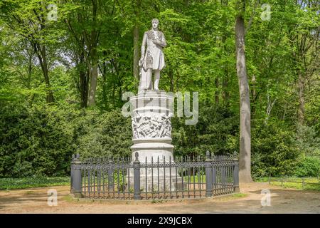 Denkmal Friedrich-Wilhelm III., großer Tiergarten, Tiergarten, Mitte, Berlin, Deutschland Stockfoto