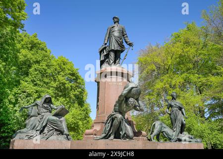 Bismarck Nationaldenkmal, Großer Stern, Tiergarten, Mitte, Berlin, Deutschland Stockfoto