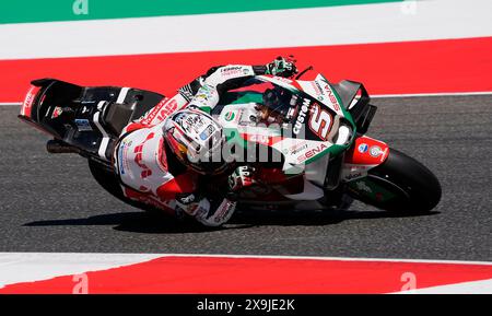 Mugello, Italien. Juni 2024. 01.06.2024, Autodromo Internazionale del Mugello, Mugello, MotoGP Grand Prix 2024, im Bild Johann Zarco aus Frankreich, LCR Honda Credit: dpa Picture Alliance/Alamy Live News Stockfoto