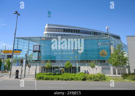 CDU-Bundesgeschäftsstelle, Konrad-Adenauer-Haus, Klingelhöferstraße, Tiergarten, Mitte, Berlin, Deutschland Stockfoto