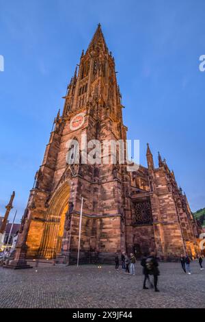 Münster unter Lieben Frau, Altstadt, Freiburg im Breisgau, Baden-Württemberg, Deutschland Stockfoto